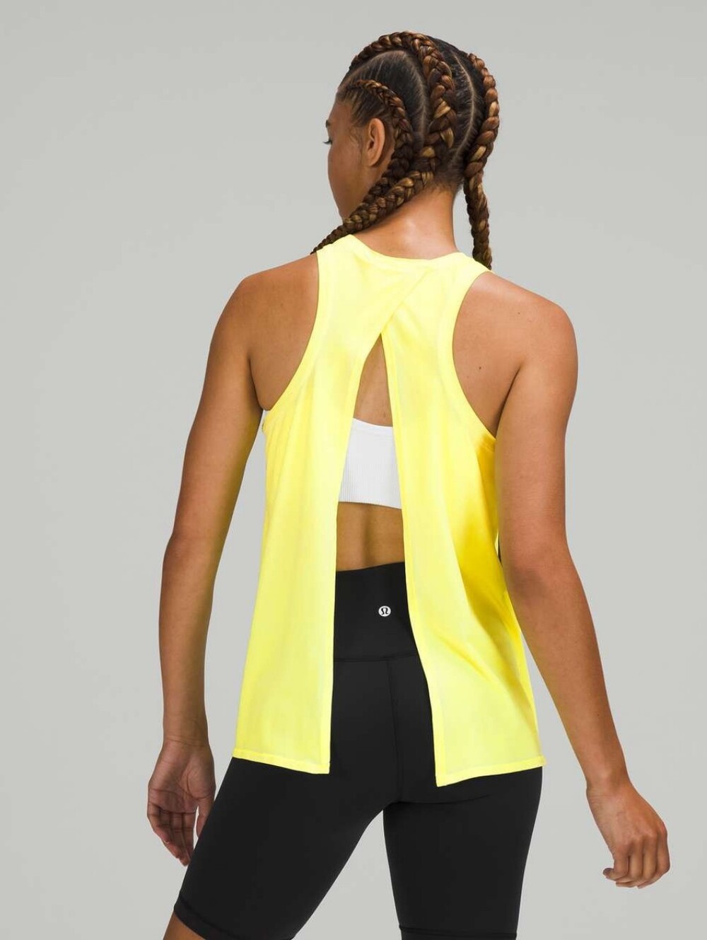 Lululemon All Tied Up Tank Top *Pima CottonSublimado Pigment Dye Highlight Yel